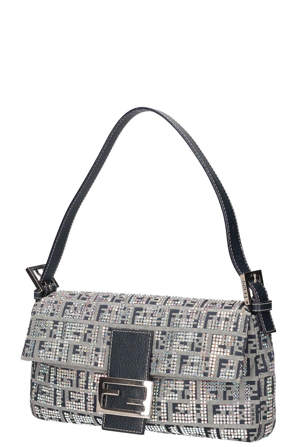 FENDI Zucchino Crystal Baguette Bag – REAWAKE