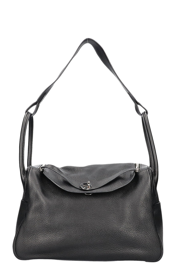HERMÈS Lindy Bag 34 Clemence Black