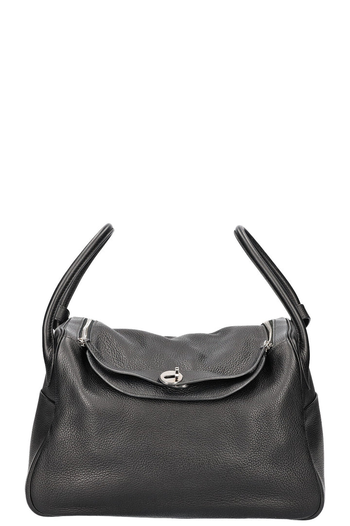 HERMÈS Lindy Bag 34 Clemence Black
