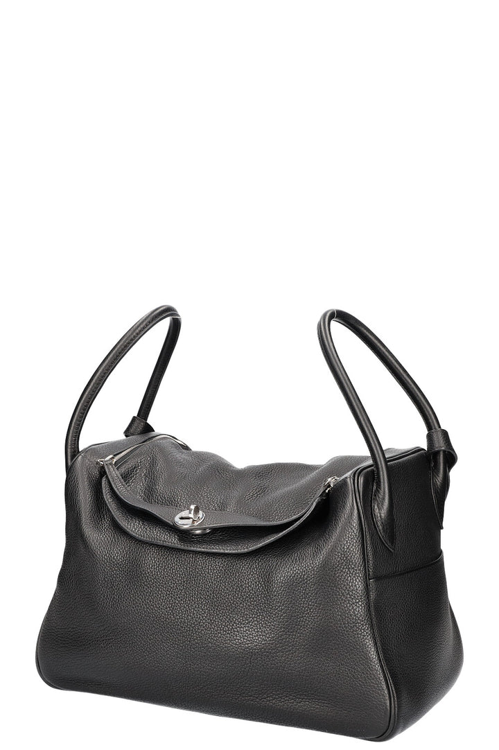 HERMÈS Lindy Bag 34 Clemence Black