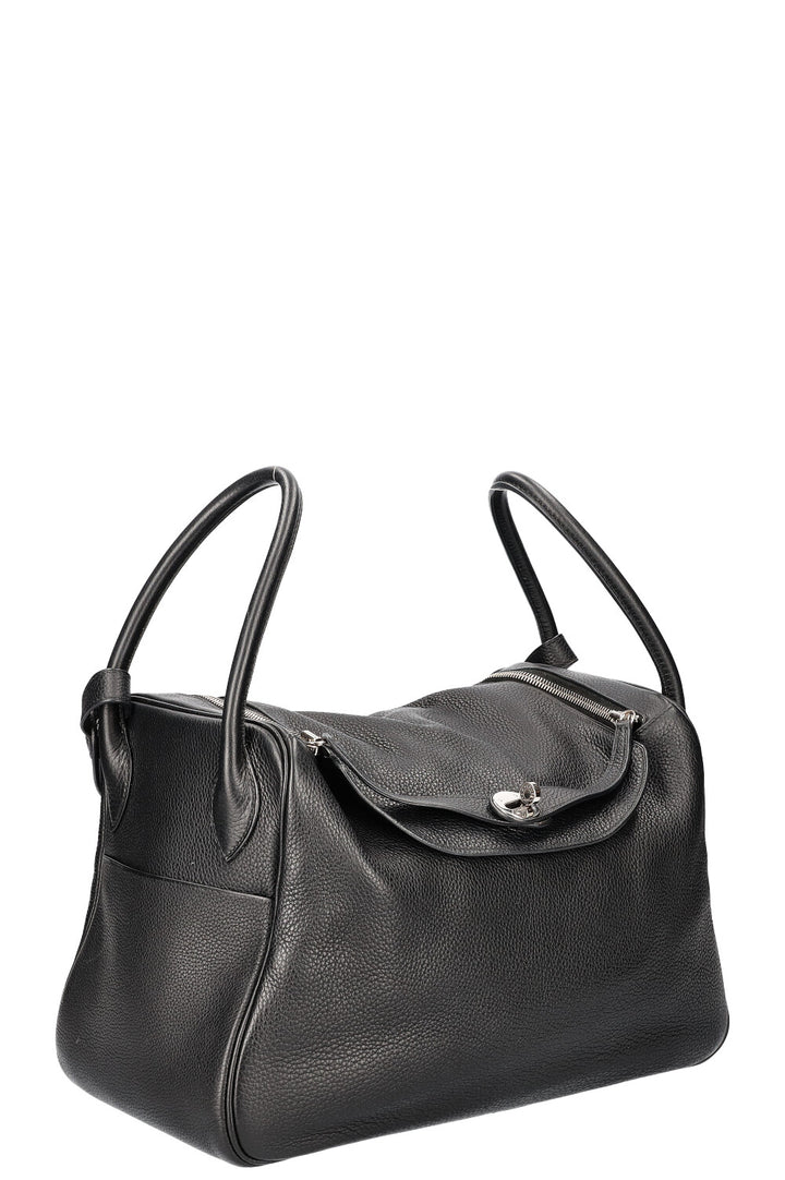 HERMÈS Lindy Bag 34 Clemence Black