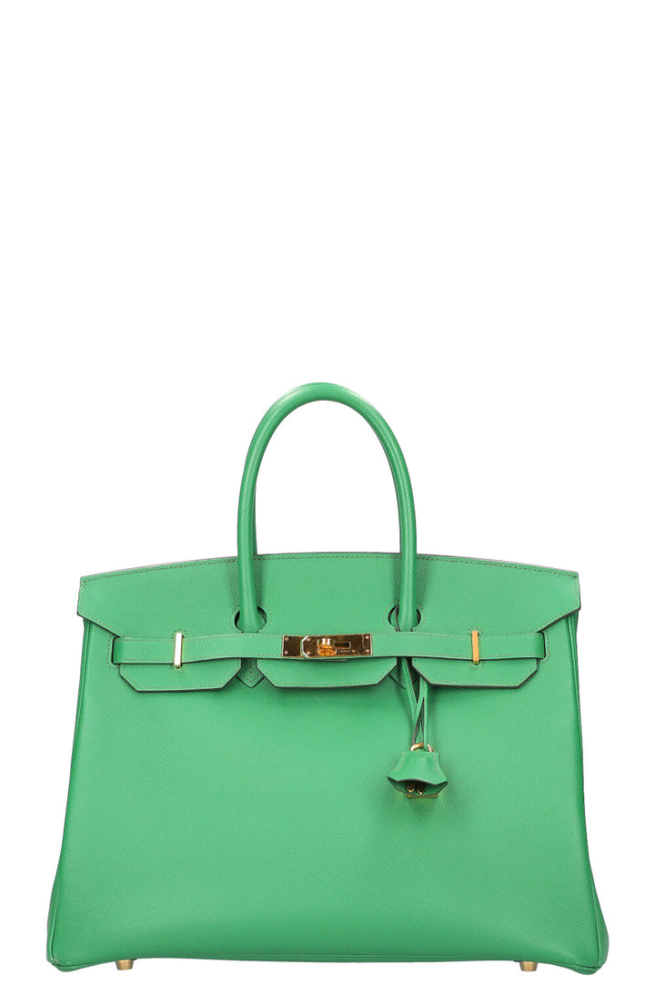 HERMÈS Birkin 35 Epsom Vert Cactus