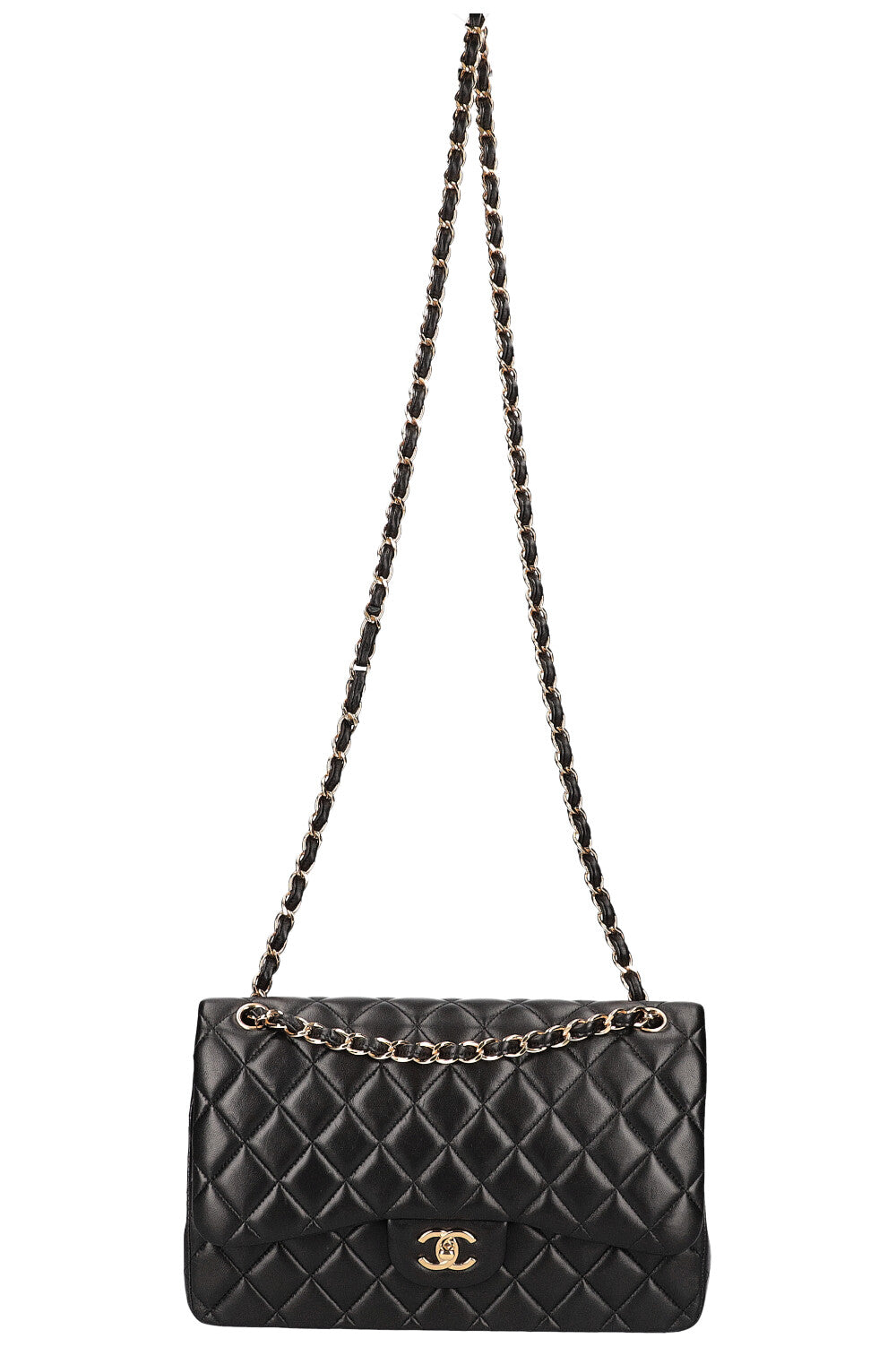 CHANEL Double Flap Bag Large Black 2016-2017 – REAWAKE