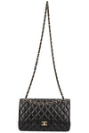 CHANEL Double Flap Bag Large Black 2016-2017