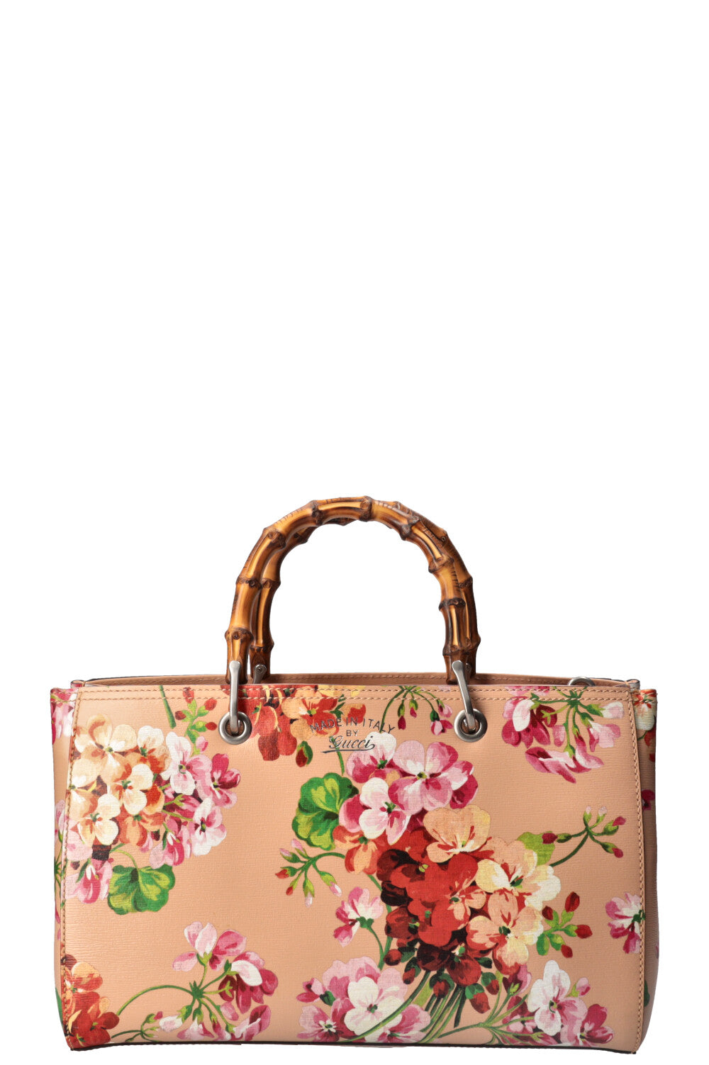 GUCCI Bloom Bamboo Tote Bag Pink