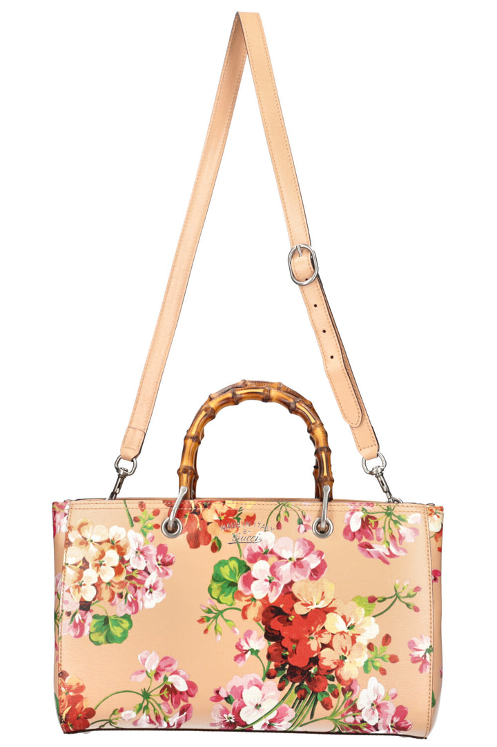 GUCCI Bloom Bamboo Tote Bag Pink