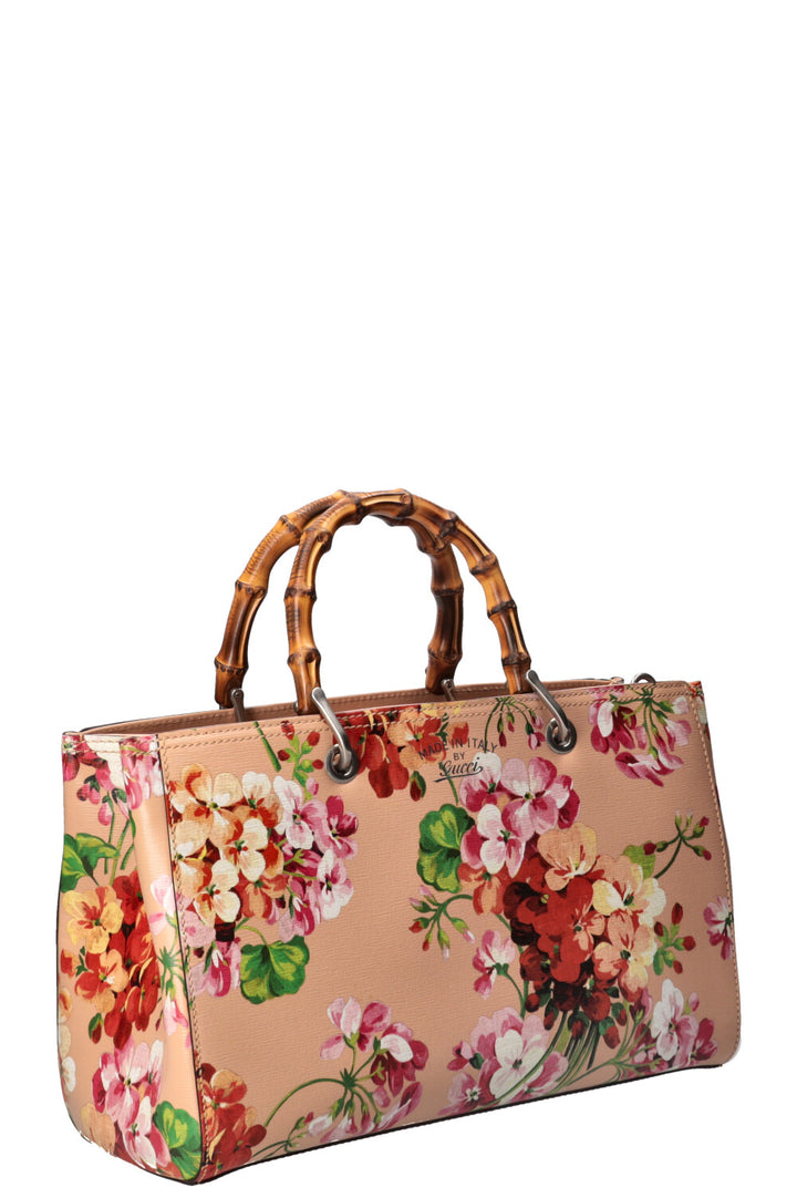 GUCCI Bloom Bamboo Tote Bag Pink