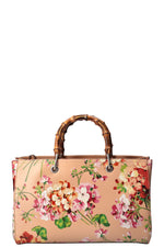 GUCCI Bloom Bamboo Tote Bag Pink
