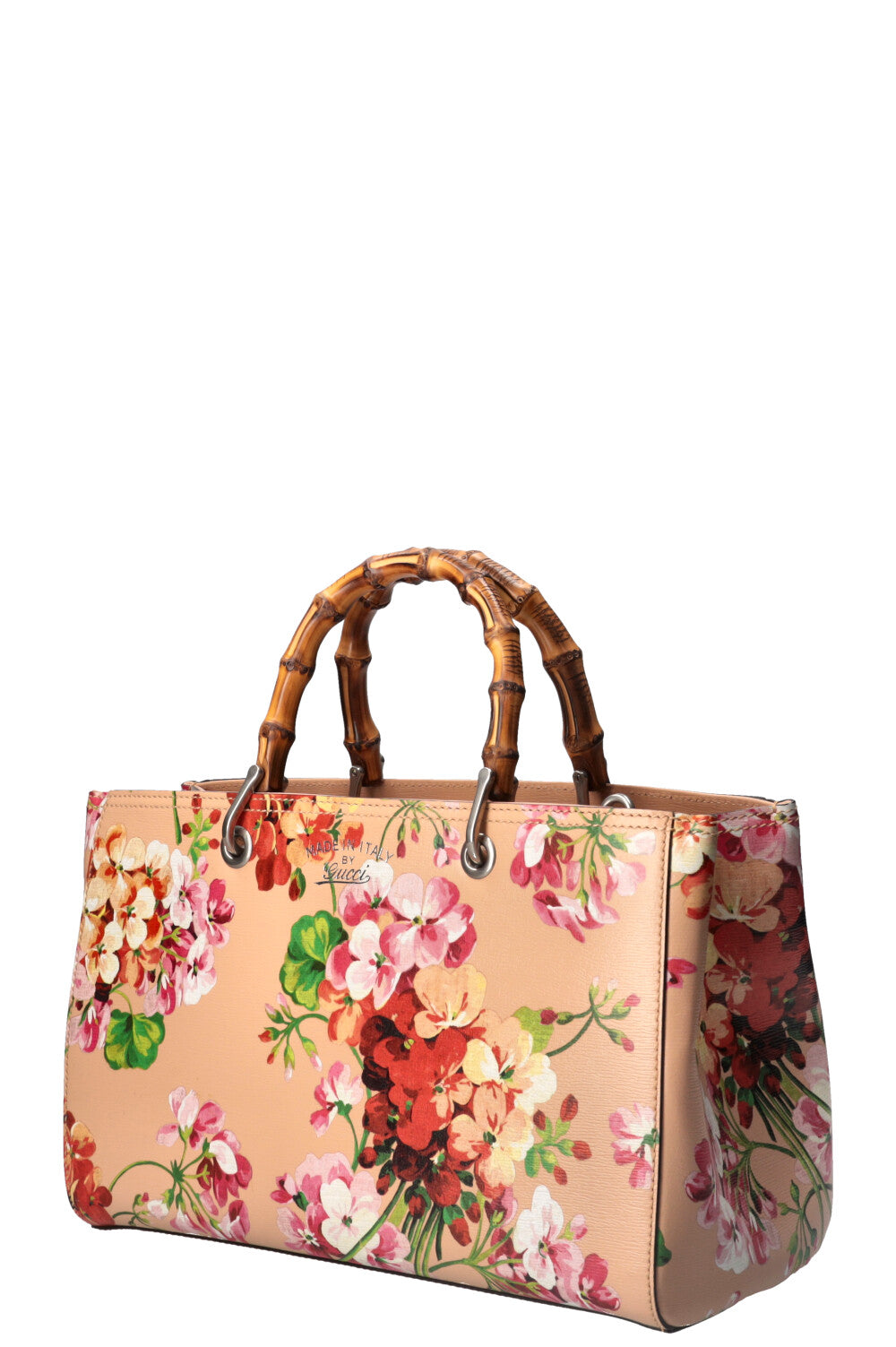 GUCCI Bloom Bamboo Tote Bag Pink