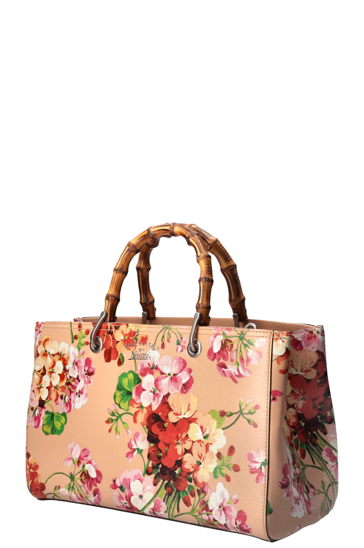 GUCCI Bloom Bamboo Tote Bag Pink