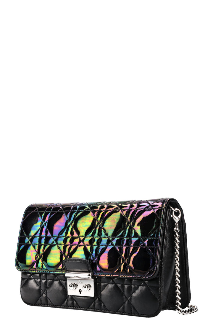 DIOR Miss Dior Promenade WOC Metallic Black