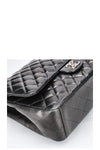 CHANEL Maxi Double Flap Bag Lambskin Black