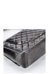 CHANEL Maxi Double Flap Bag Lambskin Black