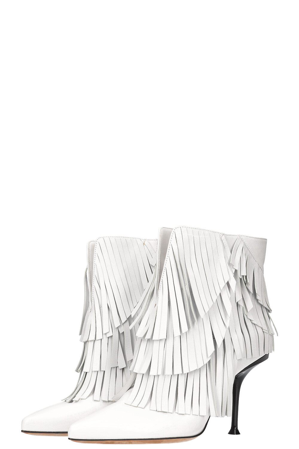 SERGIO ROSSI Boots Fringes White