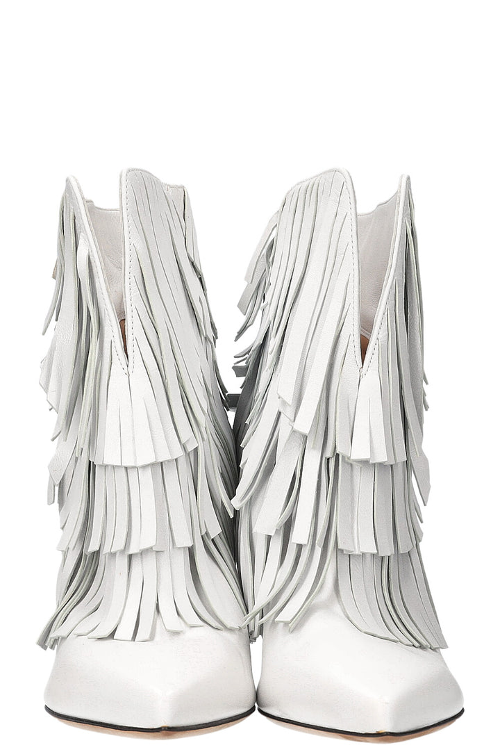 SERGIO ROSSI Boots Fringes White