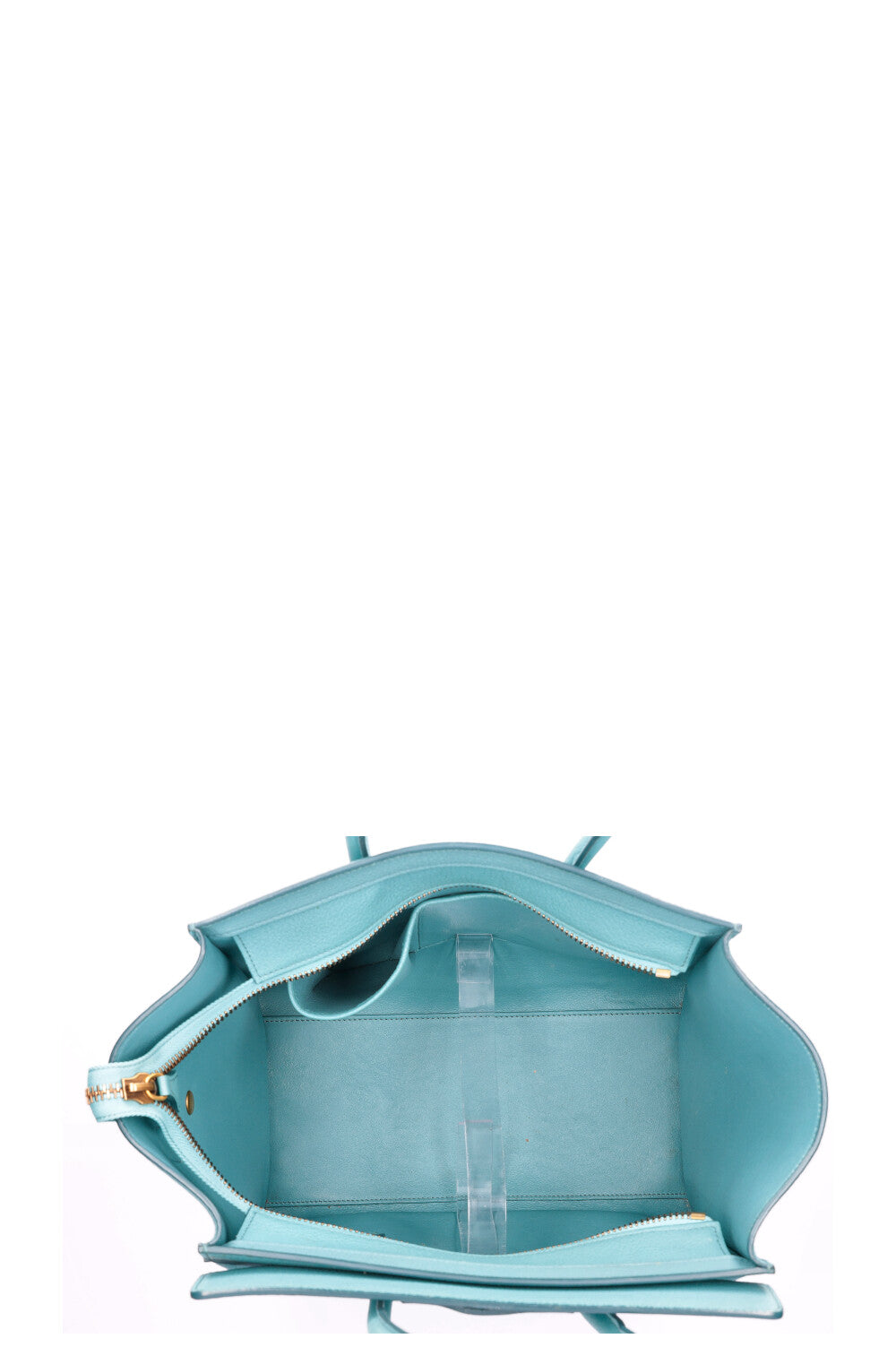 CÉLINE Micro Luggage Turquoise Micro
