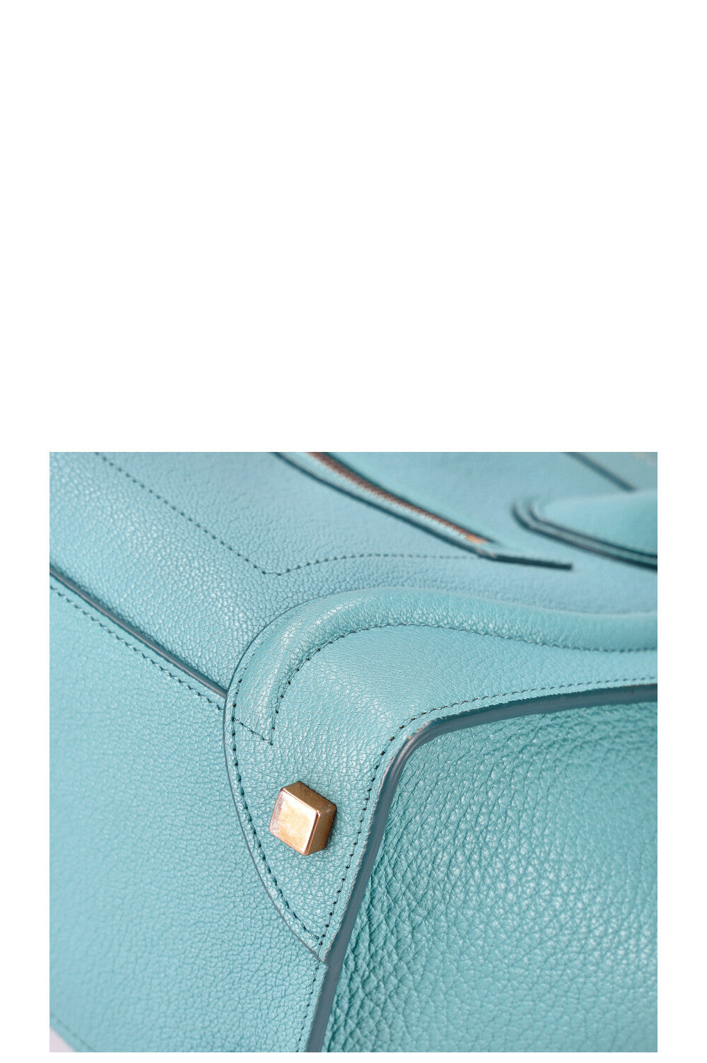 CÉLINE Micro Luggage Turquoise Micro