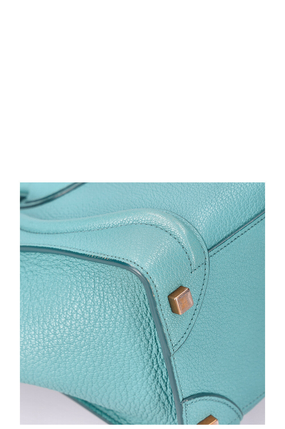 CÉLINE Micro Luggage Turquoise Micro