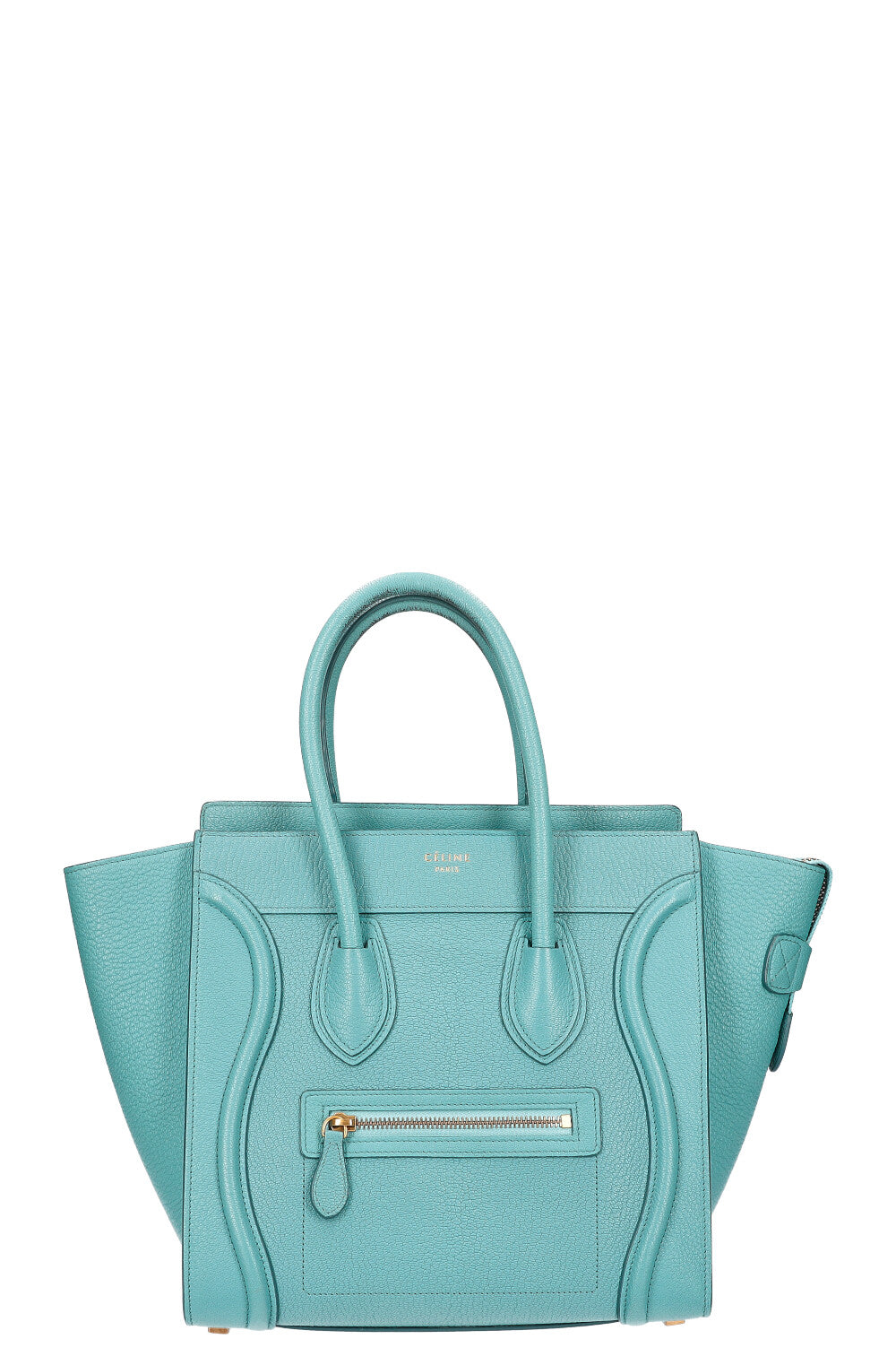 CÉLINE Micro Luggage Turquoise