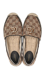 GUCCI Marmont Espadrilles GG Canvas