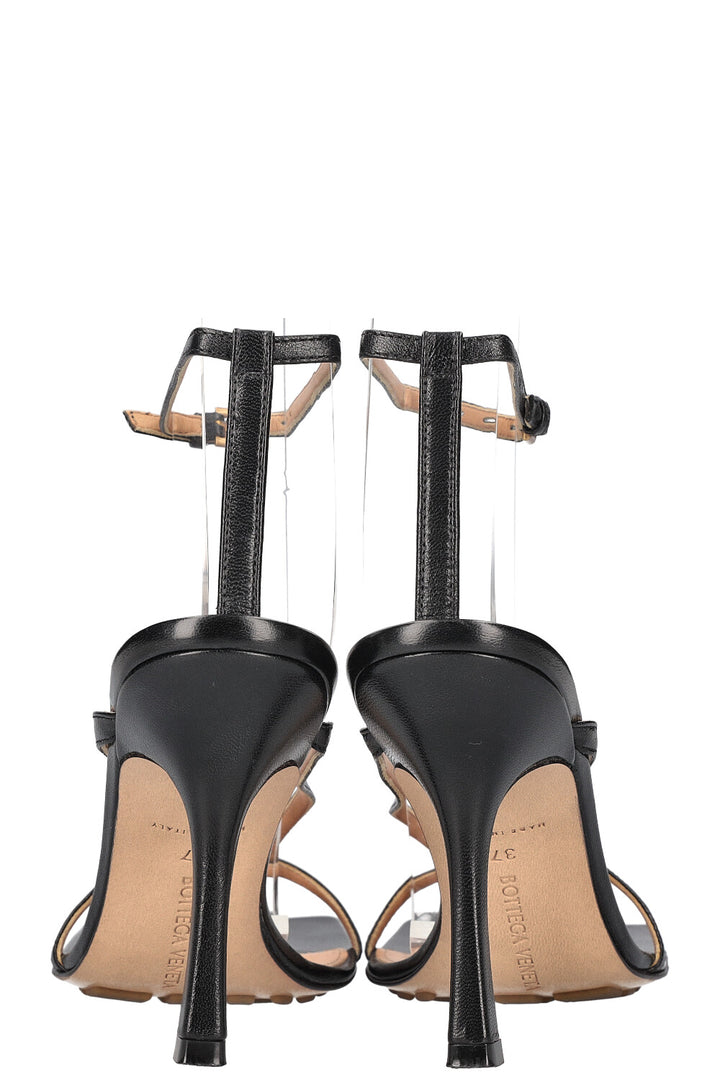 BOTTEGA VENETA Stretch Strap Heels Black