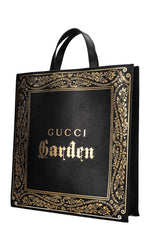 GUCCI Butterfly Convertible Soft Open Tote Black