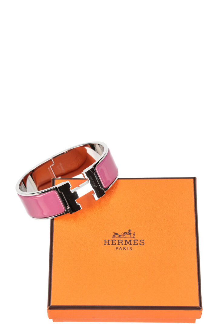 HERMÈS Bracelet Clic H Rose Rose