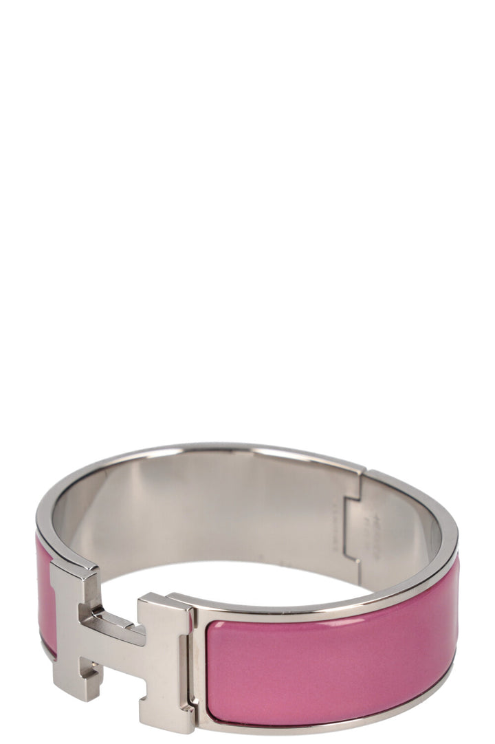 HERMÈS Clic H Bracelet Rose Pink