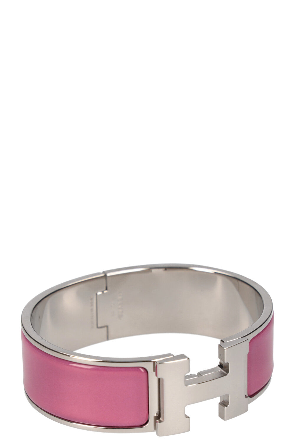 HERMÈS Clic H Bracelet Rose Pink