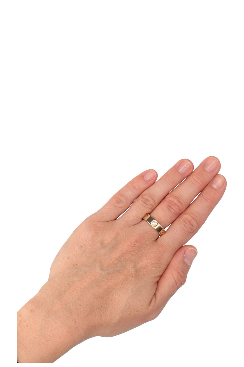 CARTIER Love Ring 3 Diamonds