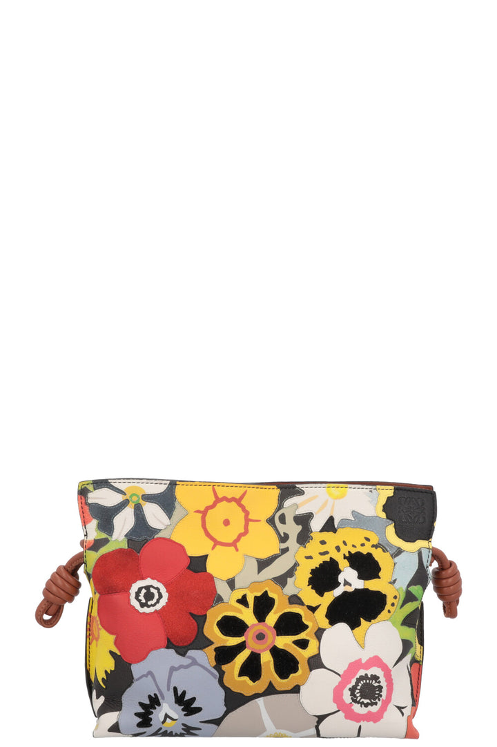 LOEWE x Joe Brainard Mini Pansies Flamenco Pouch