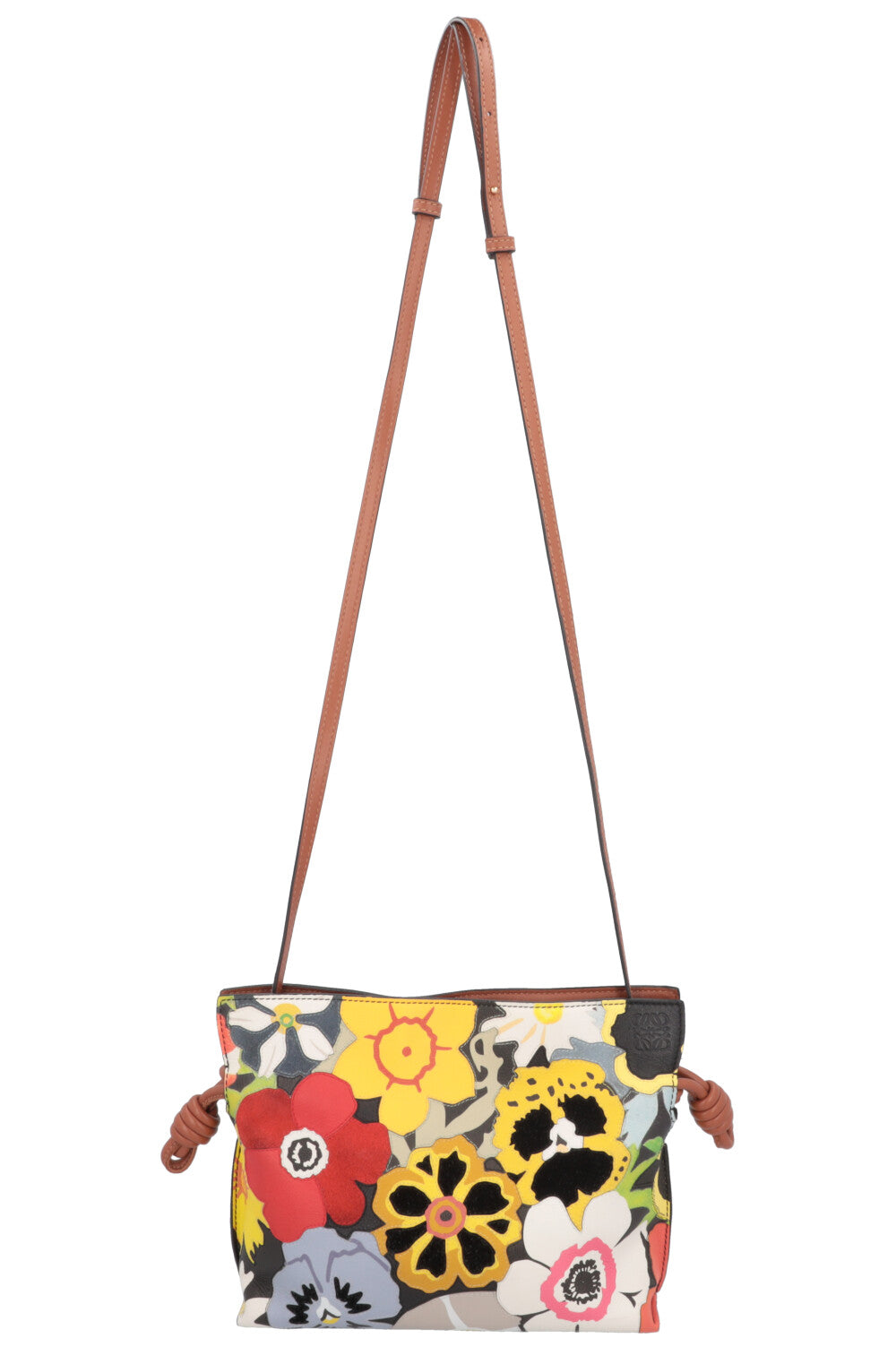 LOEWE x Joe Brainard Mini Pansies Flamenco Pouch