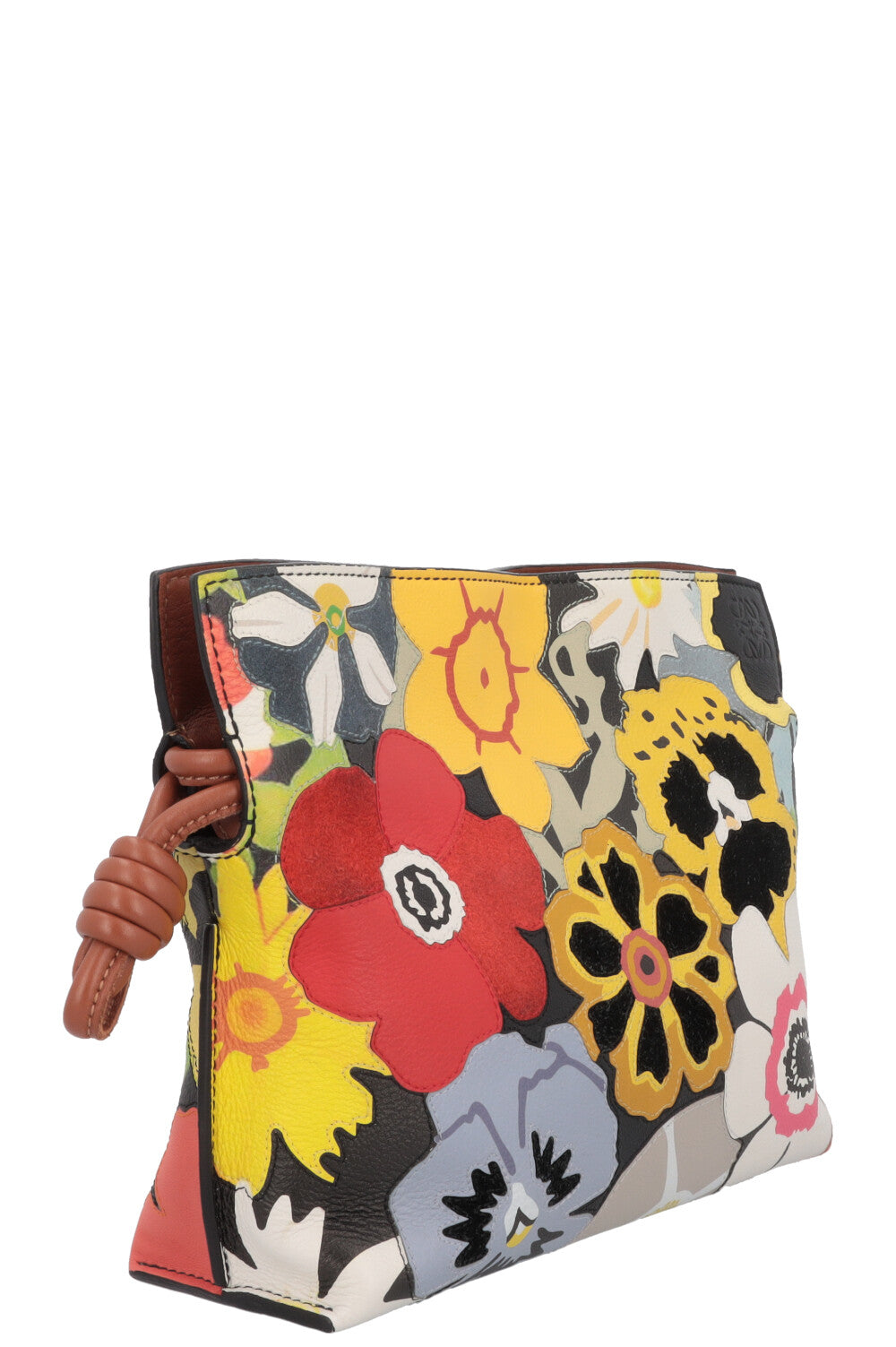 LOEWE x Joe Brainard Mini Pansies Flamenco Pouch