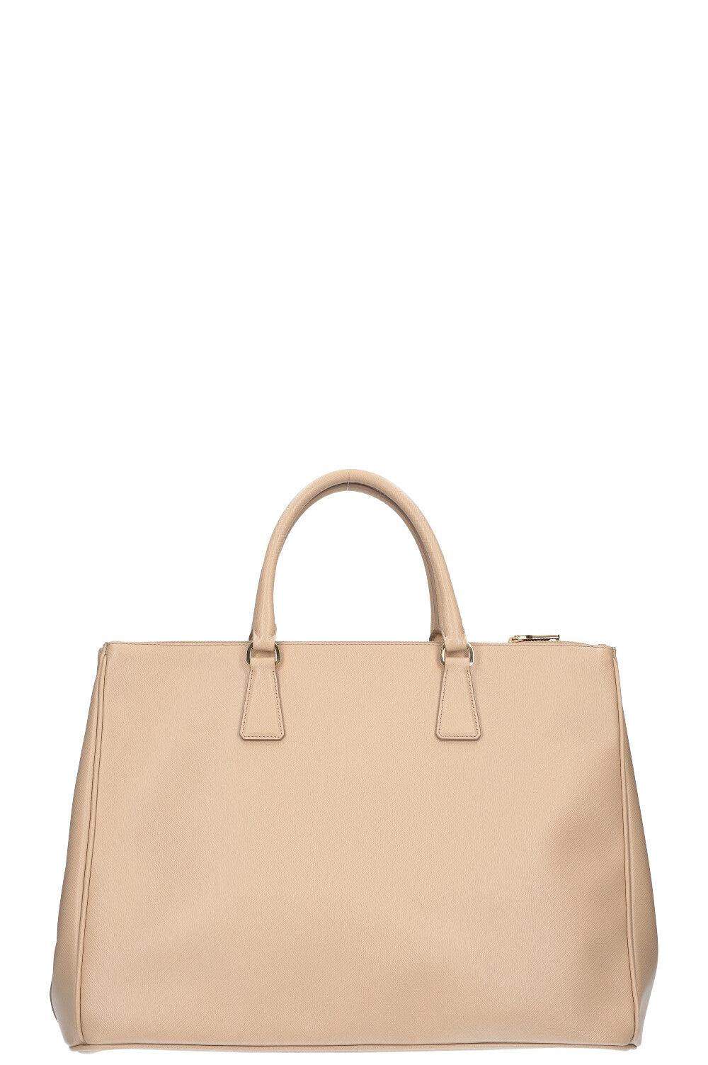 PRADA Galleria Extra Large Handbag Saffiano Beige