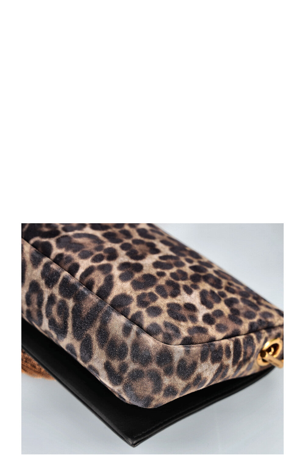 SAINT LAURENT 2020 Kate Tassell Flap Bag Leopard Print