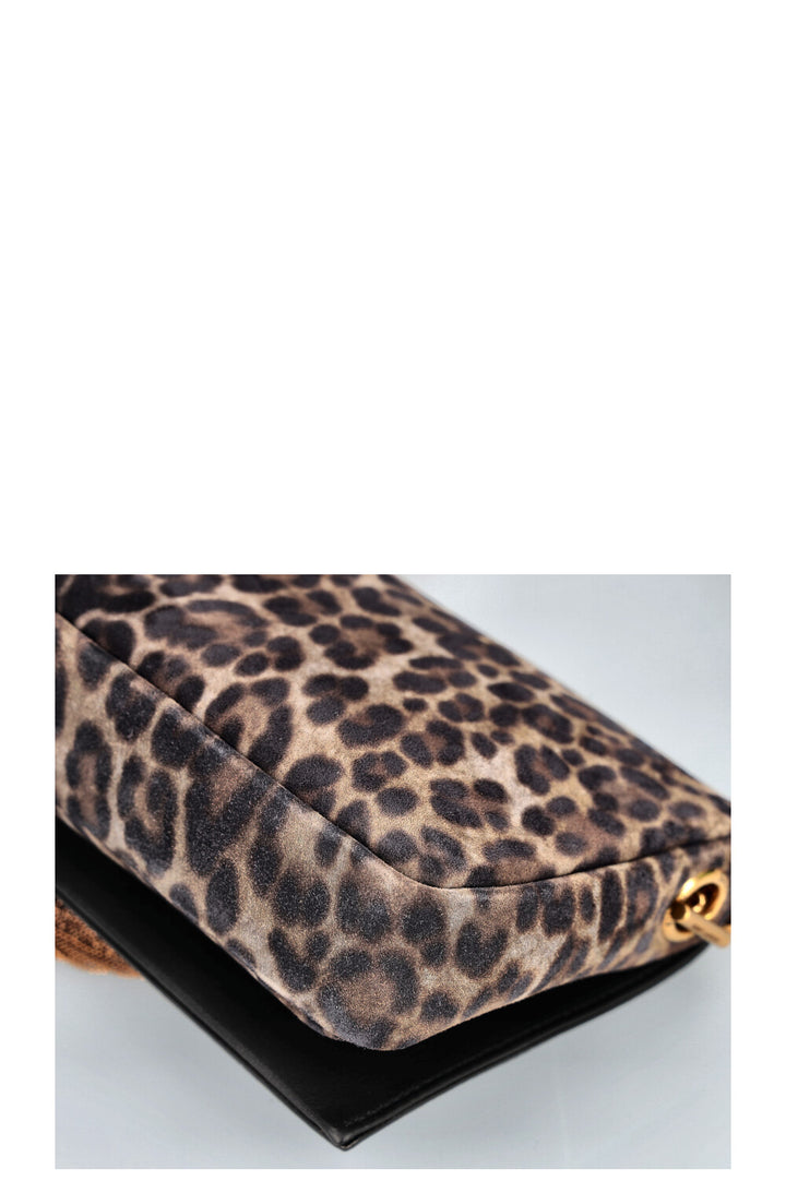 SAINT LAURENT 2020 Kate Tassell Flap Bag Imprimé Léopard