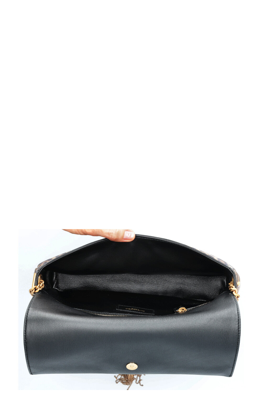 SAINT LAURENT 2020 Kate Tassell Flap Bag Imprimé Léopard