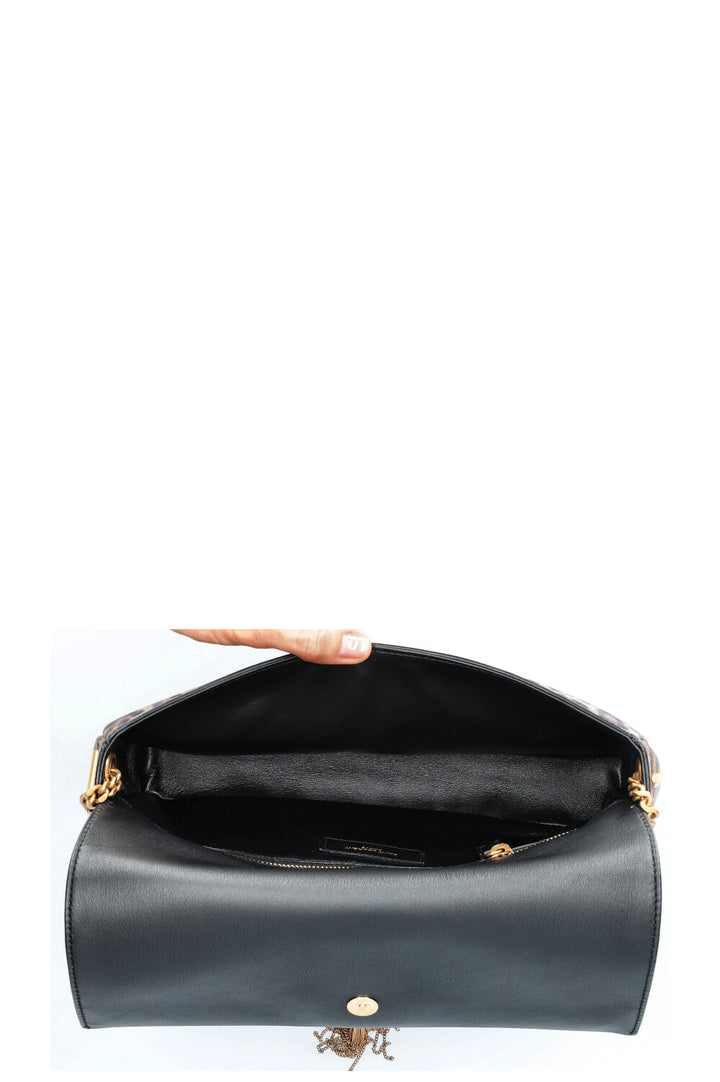 SAINT LAURENT 2020 Kate Tassell Flap Bag Imprimé Léopard