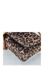 SAINT LAURENT 2020 Kate Tassell Flap Bag Leopard Print