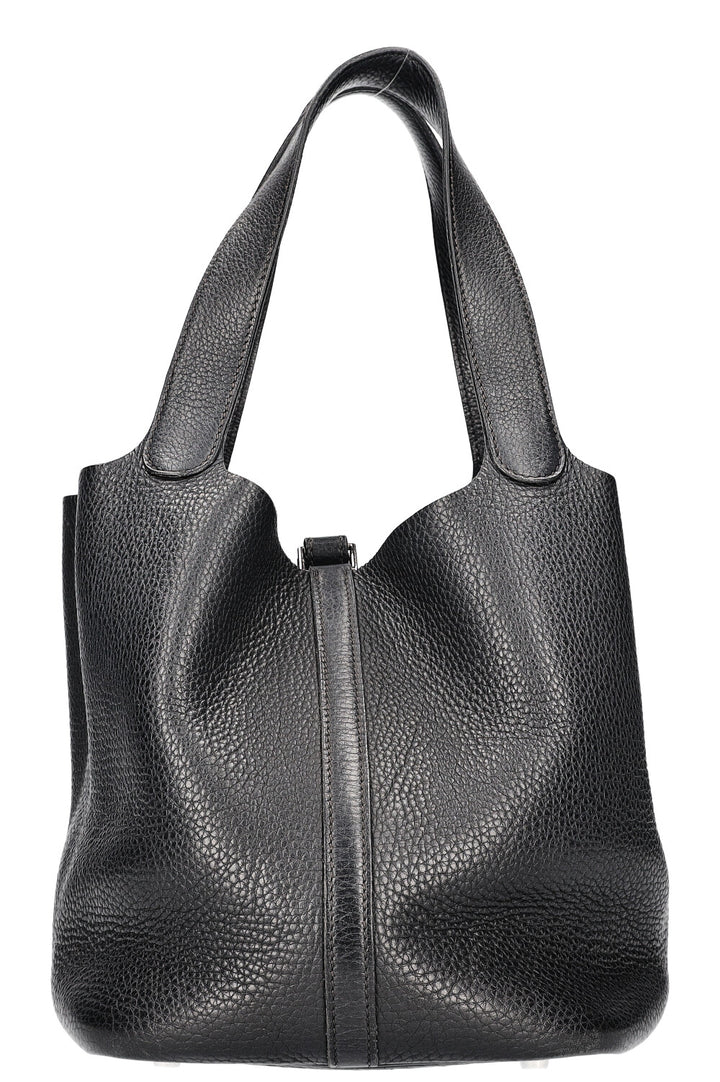 HERMÈS Picotin Bag 22 Clemence Black