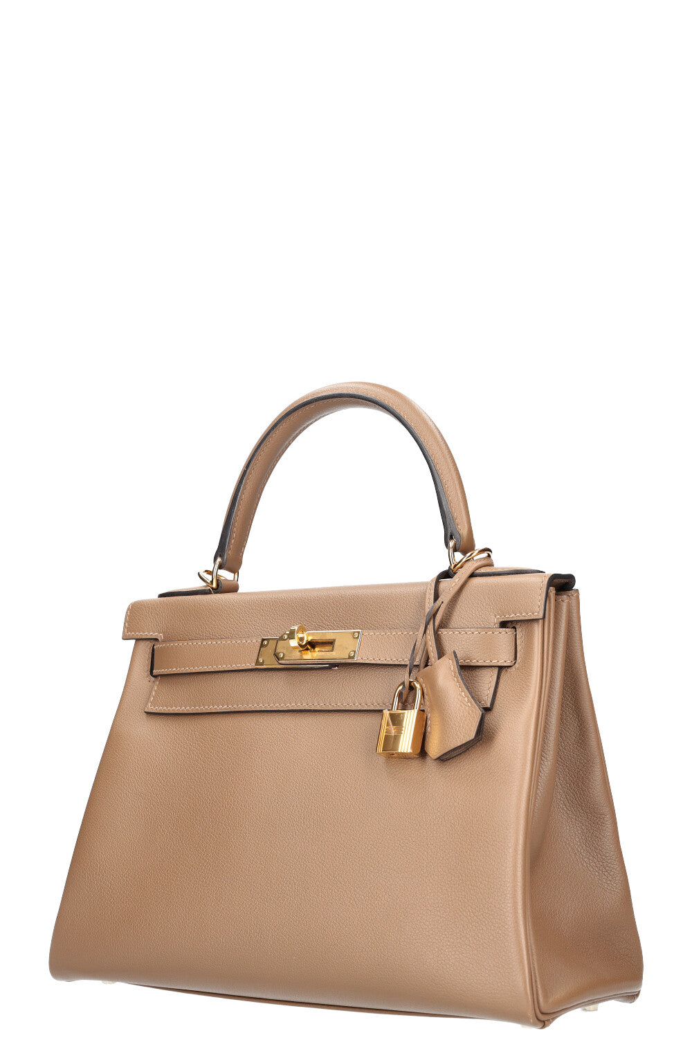 HERMÈS Kelly 28 Evercolor Beige De Weimar – REAWAKE