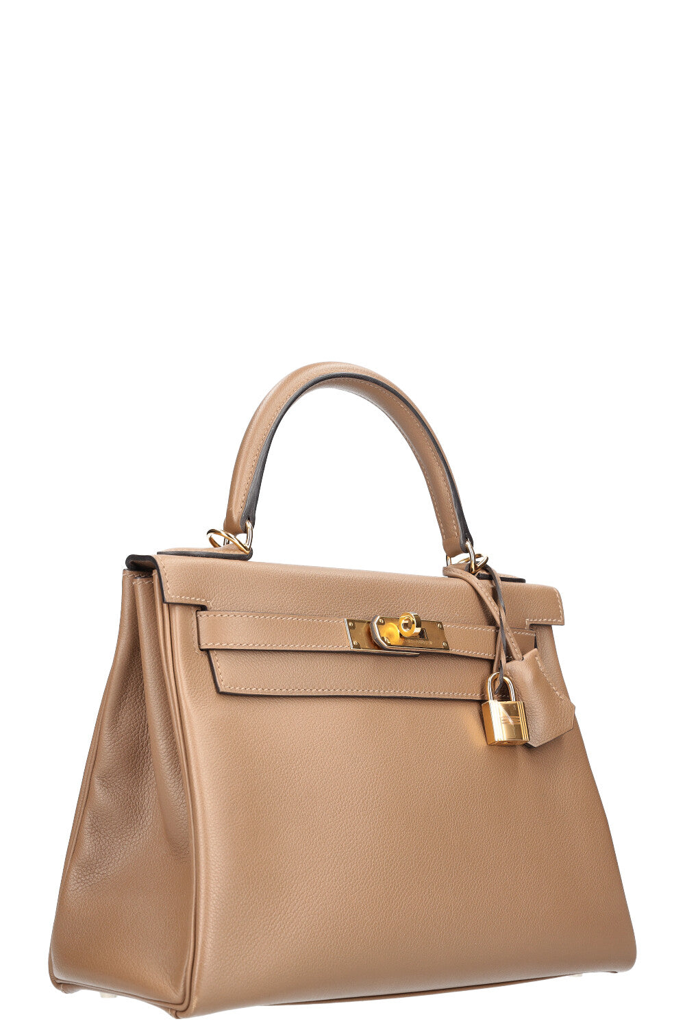 HERMÈS Kelly 28 Evercolor Beige De Weimar