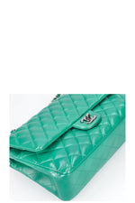 CHANEL Double Flap Bag Medium Green