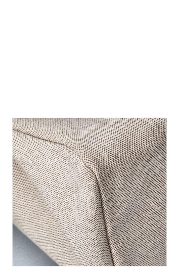 HERMÈS Cabas 2-in-1 Herbag Toile Leather