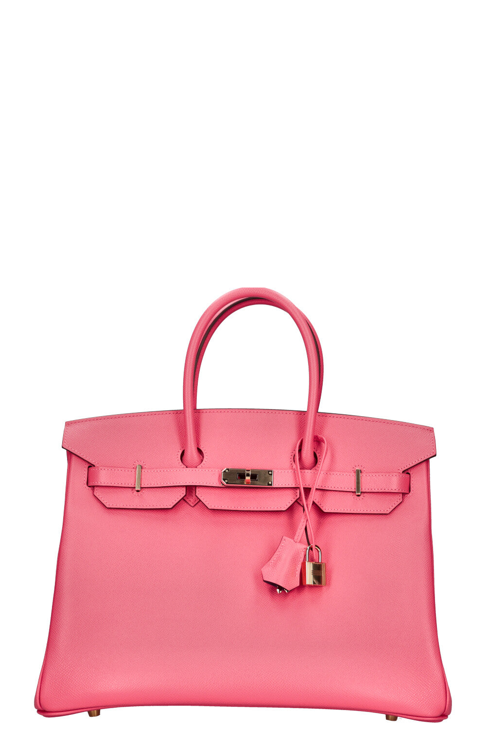 HERMÈS Horseshoe Birkin 35 Epsom Rose Azalee & Anemone