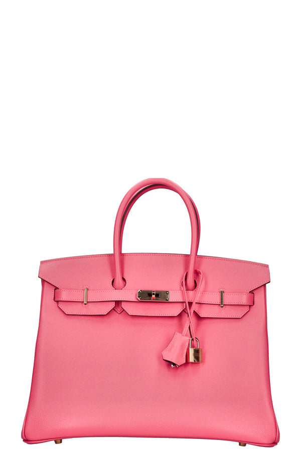 HERMÈS Horseshoe Birkin 35 Epsom Rose Azalee & Anemone