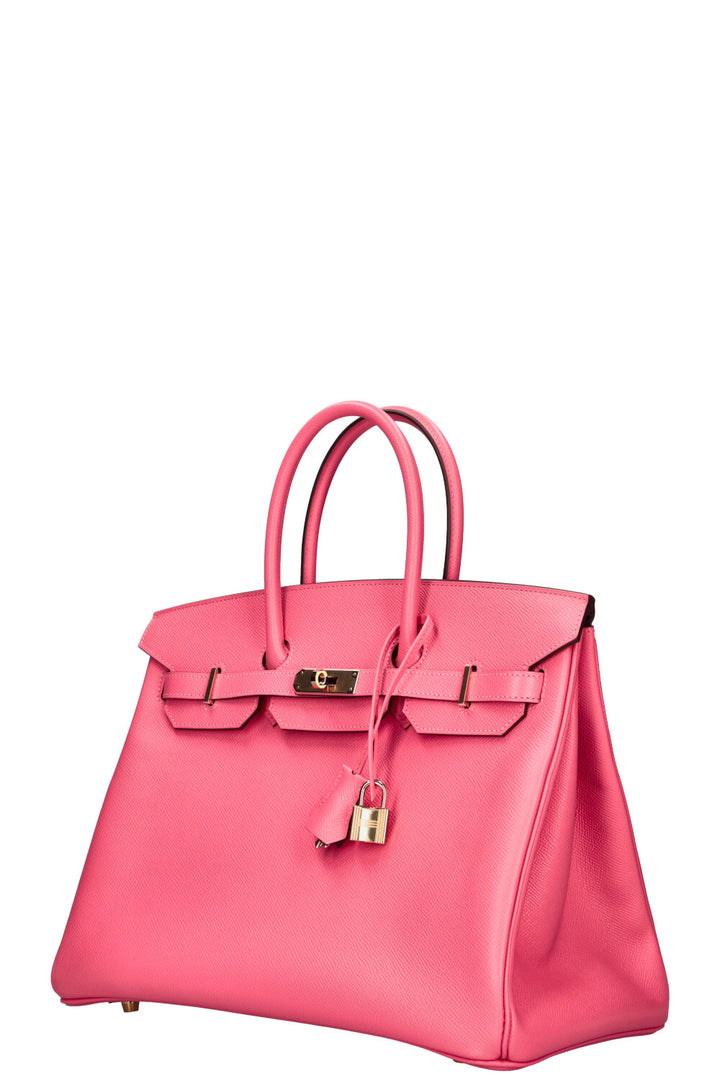 HERMÈS Horseshoe Birkin 35 Epsom Rose Azalee & Anemone