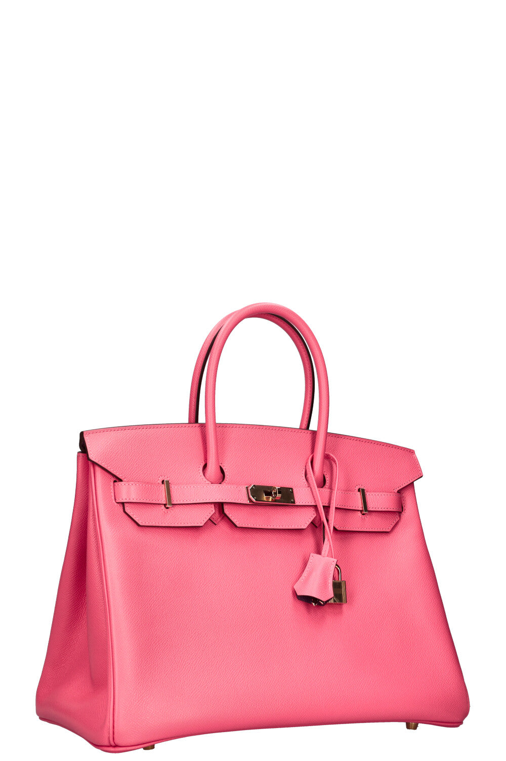 HERMÈS Horseshoe Birkin 35 Epsom Rose Azalee & Anemone