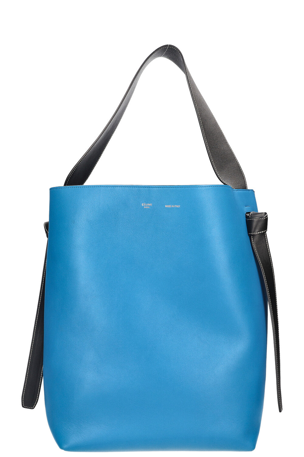 CÉLINE Twisted Cabas Tote Bag Tricolor Blue Green