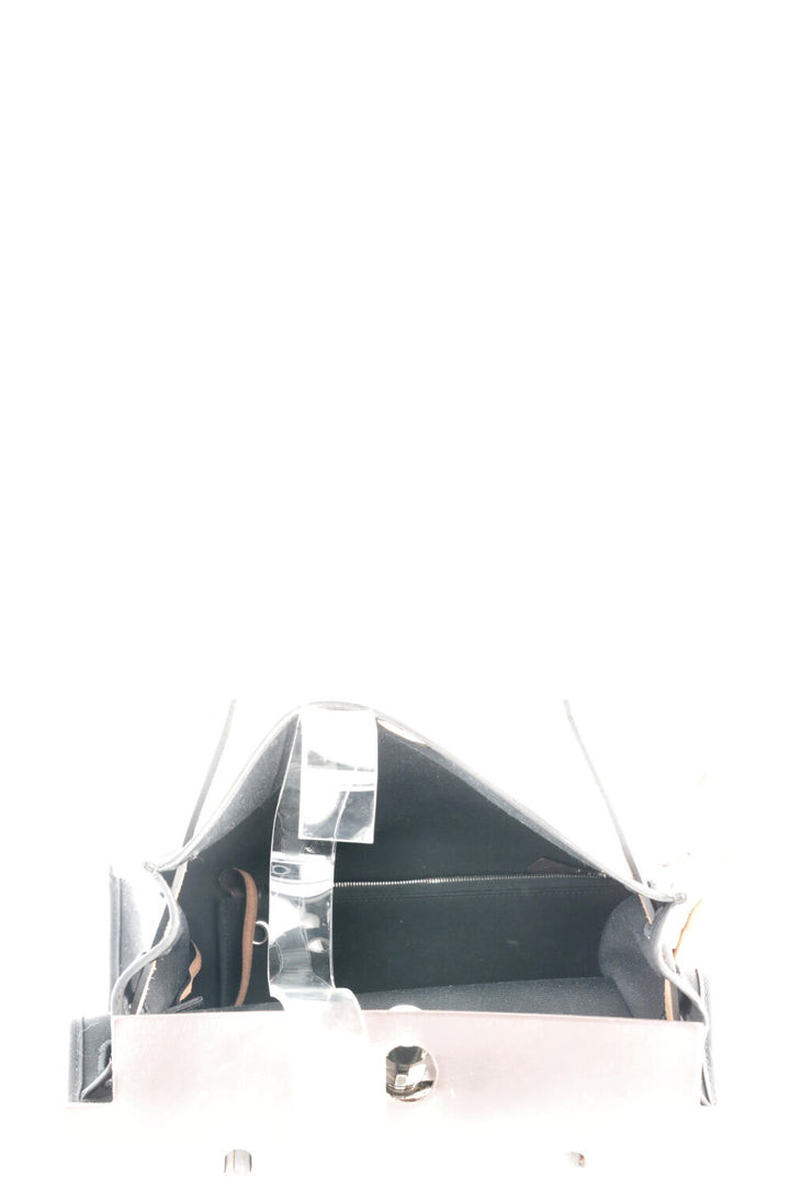 HERMÈS Herbag Zip 31 Canvas Black Brown
